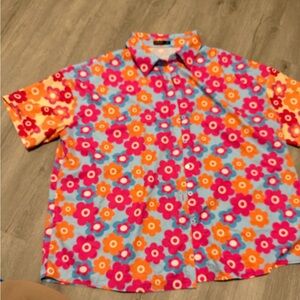SHEIN Colorful Floral Shirt